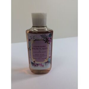 Bath & Body Works Strawberry Snowflakes Body Wash Shower Gel Retired!
